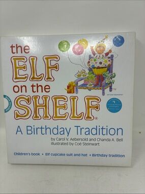 The Elf on the Shelf: A Birthday Tradition - White Cover